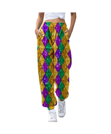 WILLBEST Women Activewear Trouser Straight Wide Leg Yoga Pants Drawstring Oversized Tracksuit Bottoms Jogging Sports Joggers Causal Wide Leg Lounge Pants 538-djufh-yellow-d M
