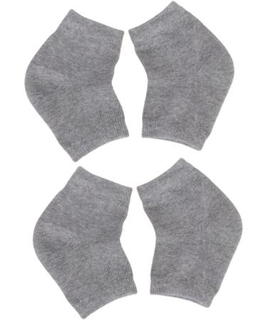 PLAFOPE 4 Pairs Anti-Crack Socks Feet Care Socks Men Socks Gel Spa Socks Heel Sleeves Ankle Socks Spa Gel Socks Anti Crack Heel Socks Mens Sock Feet Repair Socks Foot Socks Man Socks - Buy Online on SooperMarket.com