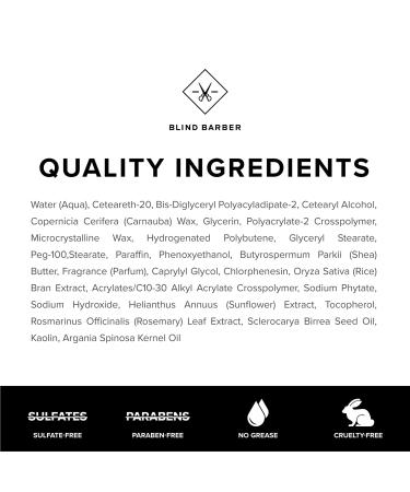 Blind Barber Bryce Harper Hair Clay - Volumizing Styling Paste for Men | Strong Hold Matte Finish | Water Based Hair Product (2.5oz) - Buy Online on SooperMarket.com