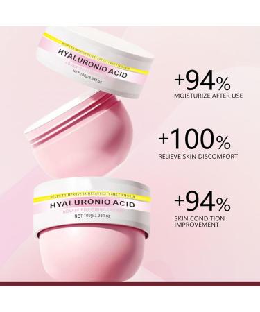 Hyaluronic Acid Moisturizer | Advanced Firming Face & Body Cream | Anti-Aging Skin Tightening Day & Night Care - 3.38 Fl oz - Buy Online on SooperMarket.com