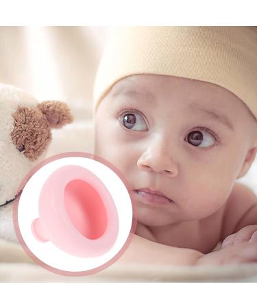 Baby Palm Chest Pressure Drum Cup | Silicone Massager for Baby Phlegm | Pink | 7.7X7.7X5.7CM - Buy Online on SooperMarket.com