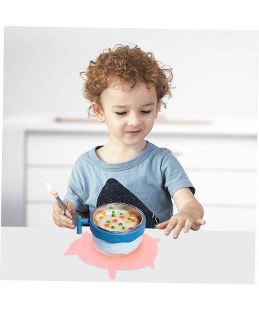 Hohopeti Suction Cup Mat - Kids Placemat for Toddlers and Babies - Pink 11.5X10.5cm - Buy Online on SooperMarket.com