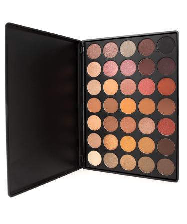 Palladio Ultimate Pro Eyeshadow Palettes  Professional and Personal Use  35 High Pigmented Powder Colors  Matte  Shimmer  Satin Finishes  Long Lasting (FALL 2020)