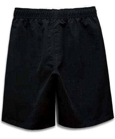 MEILONGER Boys Swim Trunks - Quick-Drying Board Shorts with Mesh Lining & Adjustable Drawstring - Black 152 | International Shipping - Buy Online on SooperMarket.com