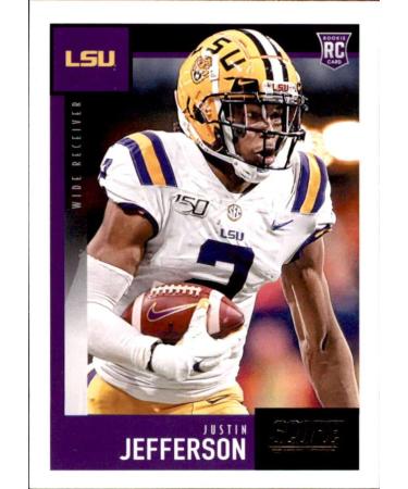 2020 Score #430 Justin Jefferson LSU Tigers Rookie Football Card