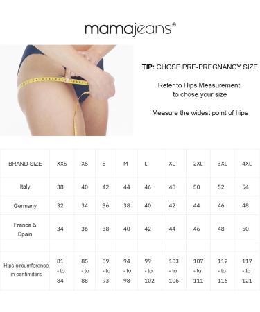 Milano Maternity Jeans: Ultra Stretch Soft Denim, High Waisted Over Bump, Comfortable Slim Fit - Size 10 Stone - Buy Online on SooperMarket.com