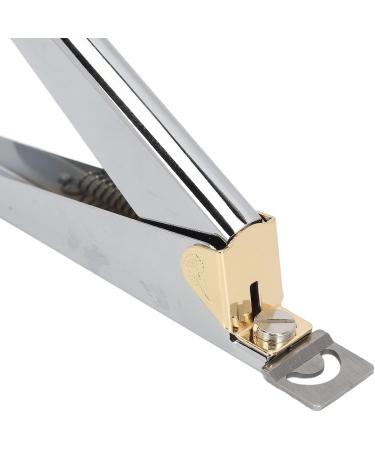 False Nail Clipper Comfortable Handle Easy Operation Good Workmanship Fake Nail Trimmer Lightweight U Shape for Home and Salon Use (Silver) - Buy Online on SooperMarket.com