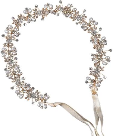 JSGHGDF Party Headband Flower Hairband s Headpiece Girls Headdress Bridal Shower Hair Accessories Silver - Buy Online on SooperMarket.com