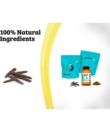 DR WAKDE'S Pippali Powder - 100g | Pure Raw Long Pepper Piper longum | Ayurvedic Herb | Vegan | Same Day Dispatch - Buy Online on SooperMarket.com