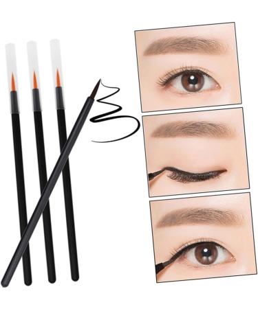 MAGICLULU 300 Pcs Eyeliner Liner Makeup Brush Eye Makeup Brush Eyebrow Liner Brush With Hat Auxiliary - Buy Online on SooperMarket.com