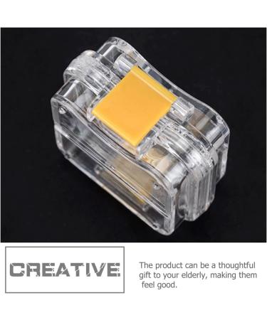5Pcs Clear Denture Container Kit | Plastic Tooth Box | Transparent Membrane Denture Tablets - 4.5X4.5CM - As Shown - Buy Online on SooperMarket.com
