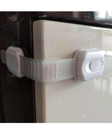 Jingling Child Safety Belt Locks - Self-Adhesive Cupboard & Fridge Drawer Locks for Ultimate Child Safety - Buy Online on SooperMarket.com