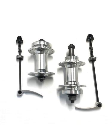 DONSP1986 Bike Wheel Part Bicycle hub, Bike Hub 36 Hole, Quick Release,Alum,One Pair,100mm x135mm Front Width and Rear Width