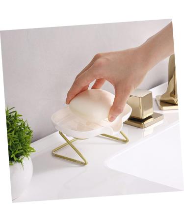 Anneome 1set Soap Drain Box Bar Soap Holder Travel Soap Holder Soap Drainer Soap Drip Kitchen Soap Rack Soap Case Ceramic Travel Container Sink Soap Holder Draining Soap Drain Rack Pp Tray - Buy Online on SooperMarket.com