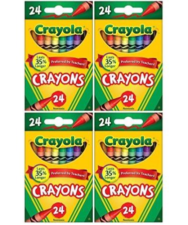 Crayola Classic Color Pack Crayons 24 Count (Pack of 4) 24 Count (Pack of 4)