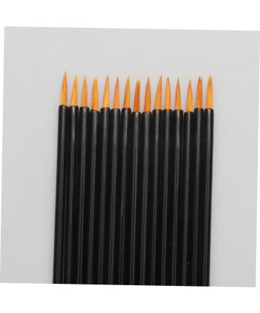 Baluue 100pcs Eye Makeup Tools Eyebrow Liner Brush Eyeliner Lip Liner Marker Lip Makeup Brushes Orange - Buy Online on SooperMarket.com