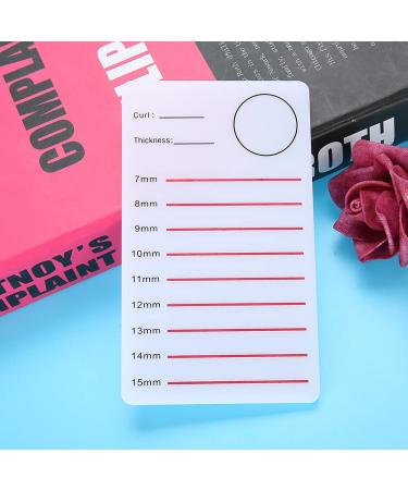 Eyelash Extensions Tray - Black Mink False Lashes Holder for Salon Use | Premium Plastic Eyelash Stand Pallet (02 - Buy Online on SooperMarket.com