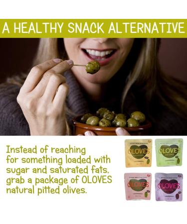 Oloves Basil and Garlic 1.1oz (Pack of 10) - Delicious & Convenient Snack Packs - Buy Online on SooperMarket.com