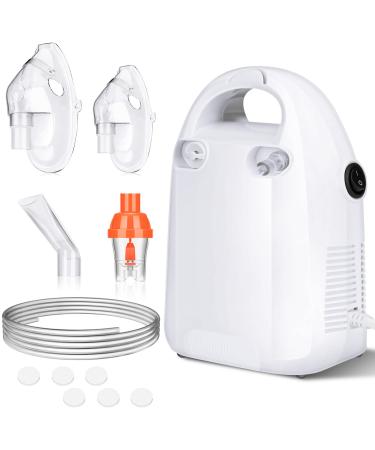 Portable Nebulizer for Home and Travel Use - Handheld Mesh Machine with Strong Cool Mist for Adults and Kids