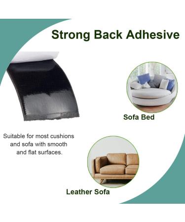 TEUVO Couch Cushion Non Slip Pads to Keep Couch Cushions from Sliding  Hook and Loop Tape with Adhesive for Smooth Surfaces  2m Long and 11cm Wide Tape with Adhesive 11 CM * 2M - Buy Online on SooperMarket.com