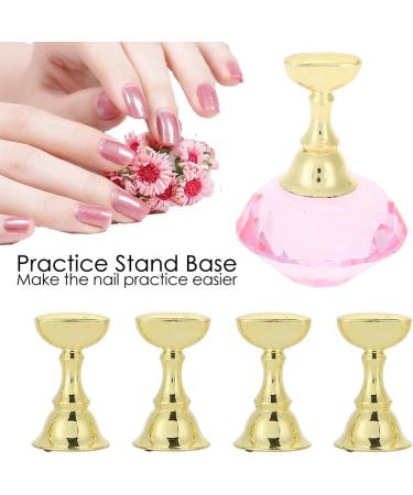 LANTRO JS Nail Holder for Perfect Nail Art - Crystal Base Holder False Nail Tip Practice Stand - Buy Online on SooperMarket.com