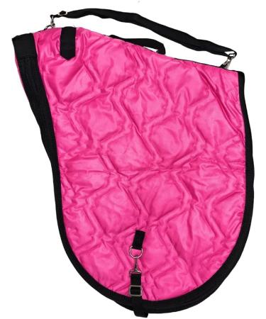 Hot Pink English Padded Saddle Carrier by AJ Tack Wholesale - Buy Online on SooperMarket.com