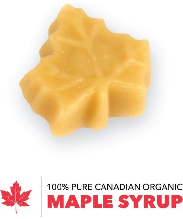 Organic Canadian Maple Sugar Candies (185g) Pure All-Natural Sweet Treats | Candy Leaf-Shaped Drops | Canada Made Syrup - Buy Online on SooperMarket.com