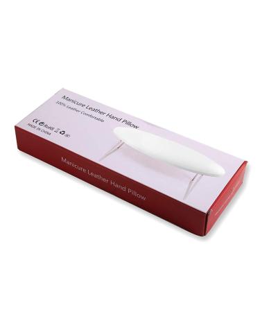Nail Arm Rest Microfiber Leather Manicure Hand Pillow - White - Buy Online on SooperMarket.com