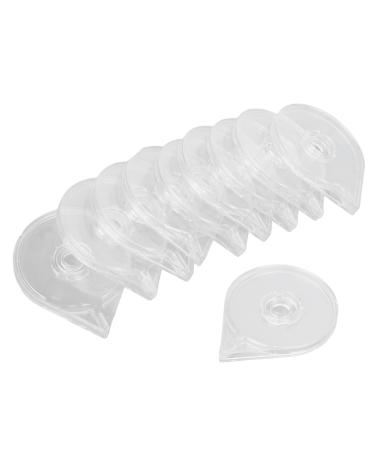 10-pack empty nail art stripe box easy to cut nail art design tape thread roller holder box for gold and silver threads nail accessories