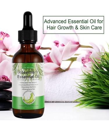 LAXED Rosemary Mint Scalp & Hair Strengthening Oil with & Essential Oils Nourishing Treatment - Buy Online on SooperMarket.com