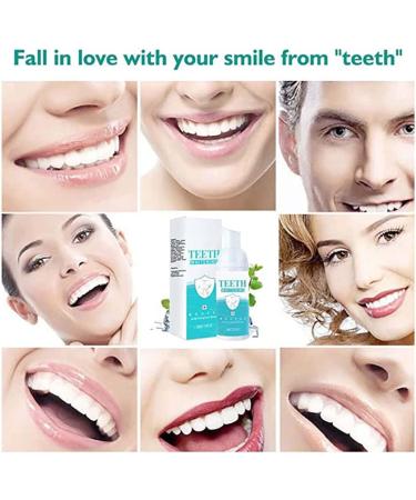 Teethaid Mouthwash & Tooth Whitening Foam - Natural Peppermint Toothpaste - 2 Pack Ultra-Mousse Foam for Effective Whitening - Buy Online on SooperMarket.com