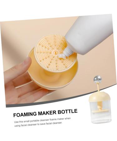 FOYTOKI Facial Cleansing Gel Bubbler Facial Cleaning Bubbler Face Foams Maker Bubble Foamer Wash Bubble Maker Cleansing Foams Maker Plastic Foaming Maker Bubbling Tool - Buy Online on SooperMarket.com