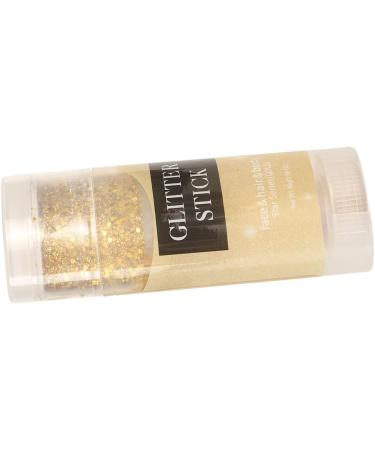 Gold Body Glitter Stick - Holographic Sparkling Face Makeup for Festivals & Parties - Easy Clean Adhesive Sequin Glitter - Buy Online on SooperMarket.com