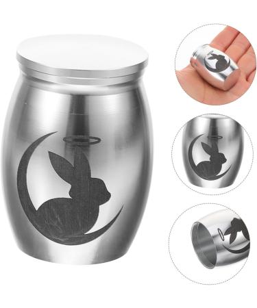 GANAZONO 5pcs Rabbit Urn Dog Urns for Ashes Mini Urns for Ashes Small Pet Urn Bunny Pet Urns Stainless Steel 4.00X3.00X3.00CMx5pcs Silverx5pcs - Buy Online on SooperMarket.com