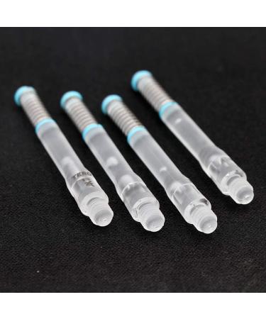 Cuesoul TERO AK7 Black Scorpion Dart Stems Set of 4 - Telescopic Shafts with Built-in Spring - Clear H/B/D/F Sizes - Buy Online on SooperMarket.com