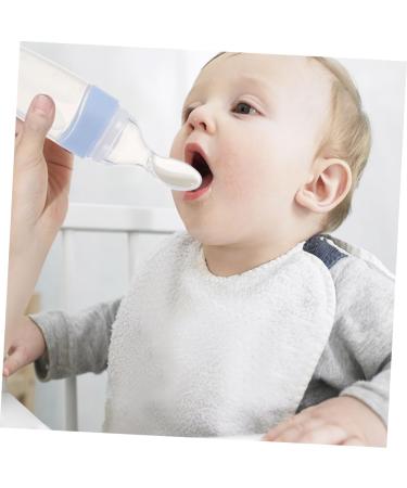 Ibasenice 3-Pack Silicone Grain Feeder Bottles | Muesli & Rice Cereal Feeding | Baby-Friendly 21x5x5cm | International Shipping Available - Buy Online on SooperMarket.com