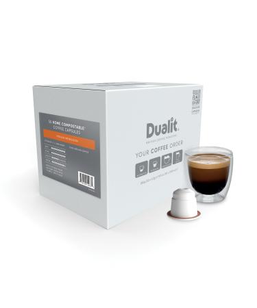 Dualit Indian Monsoon Home Compostable Capsules - 50 pack - 50 Servings of Eco Friendly Single Origin Coffee Pods - 100% Home Compostable Capsules