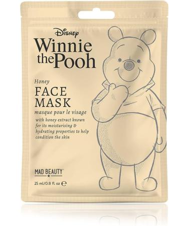 MAD BEAUTY Disney Winnie the Pooh Sheet Face Masks Collection Coconut Peach Honey & Passionfruit Favorite Characters Hydrating & Soothing - Buy Online on SooperMarket.com