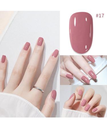 TBeautfave Dusty Pink Nail Polish Quick Dry Nail Polish Long Lasting Nail Varnish Pastel Nail Polish Non-Toxic Water Based Formula Breathable Nail Polish for Home DIY Nail Art PalePinkishGrey - Buy Online on SooperMarket.com