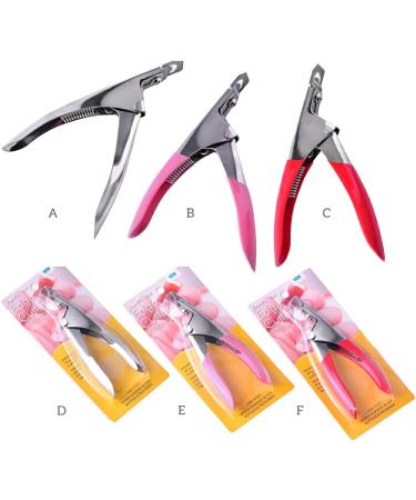 kawehiop Nail Clippers for Acrylic Nails Professional Nails Durability Beauty Supplies Manicure for Extension Repairs pink - Buy Online on SooperMarket.com