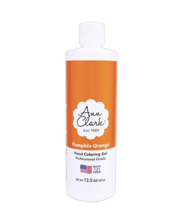 Ann Clark Pumpkin Orange Food Coloring Gel Extra Large 13.5 oz Professional Grade Made in USA