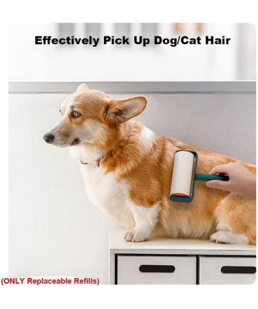 Lint Roller 16cm Wide | Removes Lint Hair & Pet Hair | Includes 60 Sheet Refill | Perfect for Clothing & Upholstery | Shop Internationally - Buy Online on SooperMarket.com