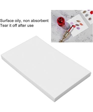 Disposable Nail Polish Mixing Paper Large Nail Art Makeup Toning Paper Cosmetic Gel Polish Palette Paper for Home Salon Artist Use - Buy Online on SooperMarket.com