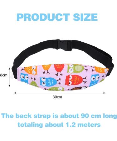 Baby Kids Safety Head Support Band for Car Seat - Pink - Buy Online on SooperMarket.com