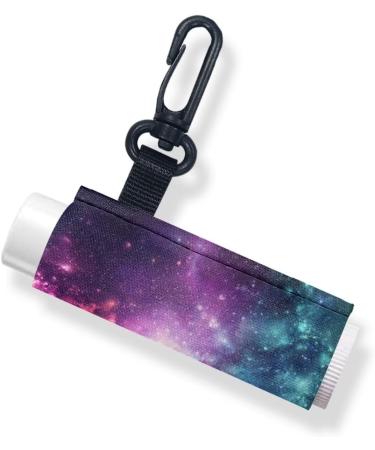 SCRAWLGOD Galaxy Print Lip Balm Holder Keychain Portable Lip Balm Sleeve keychain Chapstick Holder Secure and Nice Hand Feeling Set of 5 Galaxy 5 - Buy Online on SooperMarket.com