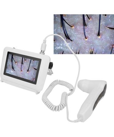Asixxsix Skin Diagnosis Hair Analyzer | 5 Inch LCD Digital Tester for Hair & Skin | Rechargeable Follicle & Oil Magnifying Device - Buy Online on SooperMarket.com