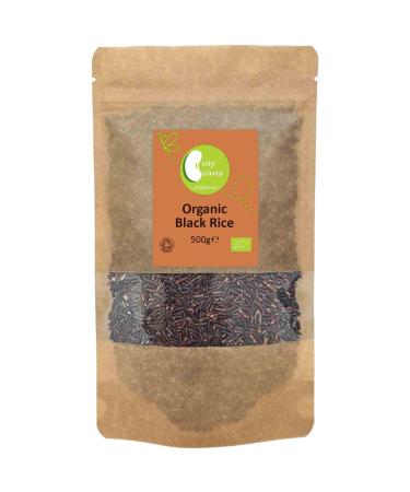 Organic Black Rice - Certified Organic - by Busy Beans Organic (500g)