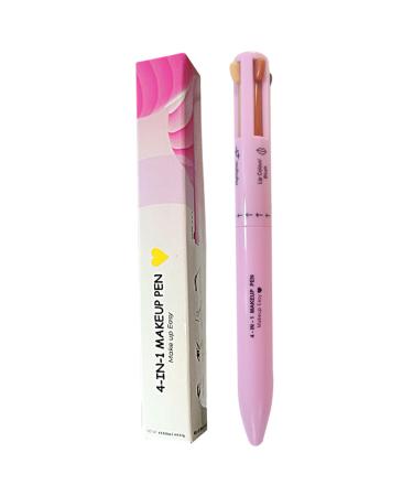 4 in 1 Makeup Pen Multifunctional Makeup Pencil from Eyeliner Lip Liner Brow Pencil And Highlighter Easy-to-Apply & Compact Makeup Accessories Style 2