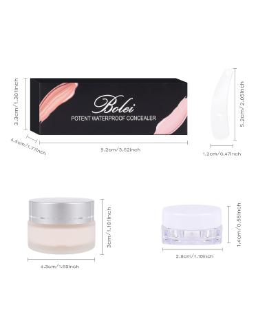 FREEORR 2 Colors Tattoo Cover Up Concealer Set | Waterproof & Long Lasting | Full Coverage Makeup for Scar, Birthmark, & Tattoo | Coloring Tools Included - Buy Online on SooperMarket.com