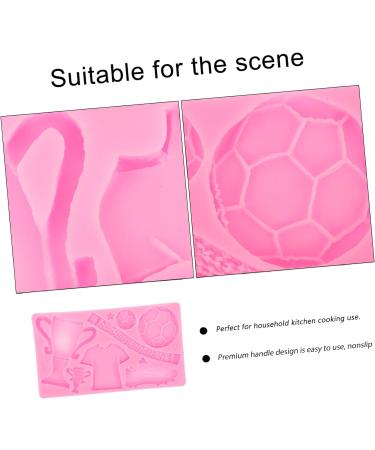 Toddmomy Sports Ball Jelly Trophy Mold Silicone Adorable Cookie Mold Silica Gel Pink Paper Cup Sport Balls aldult Soccer Shoes epoxy Resin Cookie Making molds Trophy Tool - Buy Online on SooperMarket.com